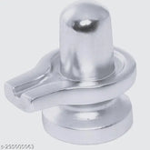 Golden metal Shivling, 32g Mercury Parad Shivling, traditional Indian religious artifact, measures 3cm x 2cm