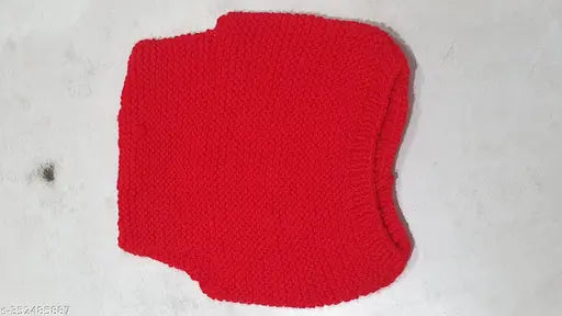 Multicolor striped wool sweater for baby boys & girls, self-designed winterwear in 0-6 months sizes