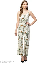Virgo Moda women's sleeveless spegety neck printed jumpsuit in polyester, 100% India origin
