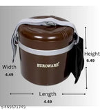 Aluminium EUROWARE Lunch Box set, microwave safe, 2-container, multi-color, Indian origin