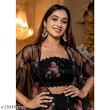 Cotton linen trendy women's top-bottom set with plazzo, sleeveless, Georgette bottom, Indian origin