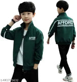 Kids polyester ethnic jacket, long sleeves, LQT printed wear, solid pattern, cool vibe, kids sizes from 2-10 years, Indian origin