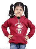 Wool sweatshirt for girls, self-designed with long sleeves, sizes available from 1-11 years (Indian origin)