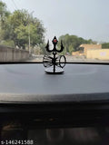 Acrylic Mahadev Trishul Statue, Indian religious idol decorative showpiece for car or home, perfect gift for special occasions