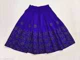 Embroidered taffeta silk lehenga choli for girls, aged 2-6 years, Indian origin