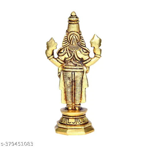 Brass Tirupathi Venkatesa statue, best seller handicraft artifact for dashboard collections