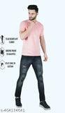 Grey cotton-blend Mevan slim fit rough jeans for men, durable and comfortable fashion essential