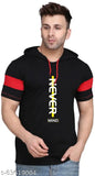 Cotton blend, printed trendy Slowloris hoodie for men. Indian-made, biowashed cotton t-shirt with cool design