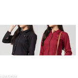 Denim jackets set for kids girls, fashionable and stylish, solid pattern, perfect for 10-16 years, made in India