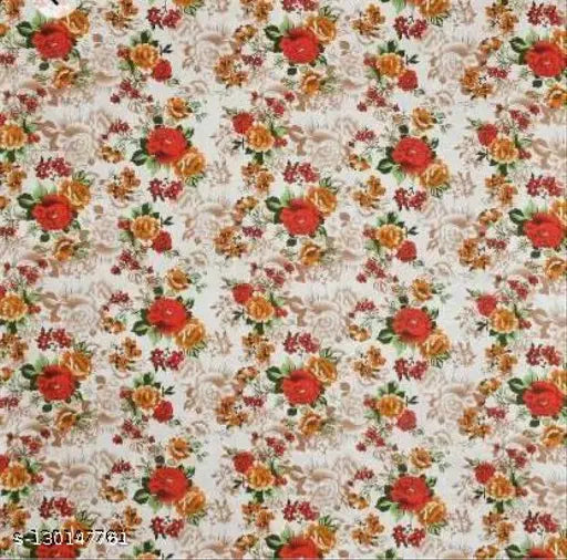 White polycotton floral double bed sheet set with matching pillow covers, 90x90 inches and 16x26 inches respectively, ideal for summer use in adult bedrooms