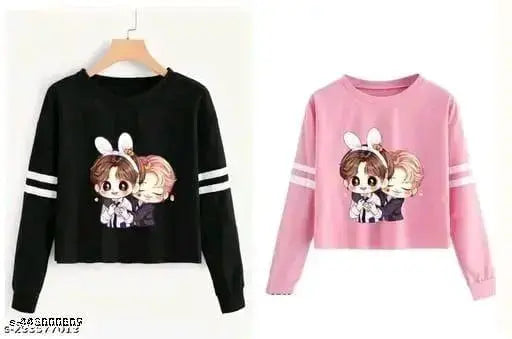 Cotton blend printed tunics, comfy and glamorous women's tops, Indian origin, long sleeves