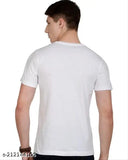 Printed polyester t-shirt by Mrbean, features short sleeves, vibrant design, available in S, M, L, XL (36in/26in, 38in/26in, 40in/27in, 42in/28in), made in India