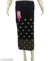Self-design woolen skirt, free size (waist 32in, hip 36in), woolen skirts for women, made in India
