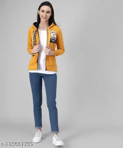 Long-sleeve fleece printed women's jacket, vibrant design, S-XL sizes