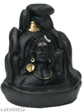 Resin Shiv Decorative Showpiece - Lord Adiyogi Mahadev, 8cmx10cmx7cm from India