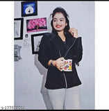 Nylon long-sleeved winter sweater for women, solid color, XS-L sizes, Indian origin