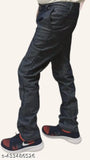 Solid denim men's fashion jeans - size 30 (waist 30in, length 42in, hip 30in), made in India