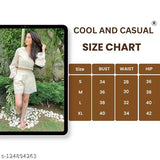 White cotton crop top & short set with lace work, 100% cotton for a comfortable western fit and style. Solid color, great pair with shoes and heels. Size guide: Model is 5'7" wearing size M. Made in India