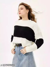 White & black cotton blend cropped t-shirt with long sleeves, antiviral protective finish, and colorblocked net pattern. Made in India