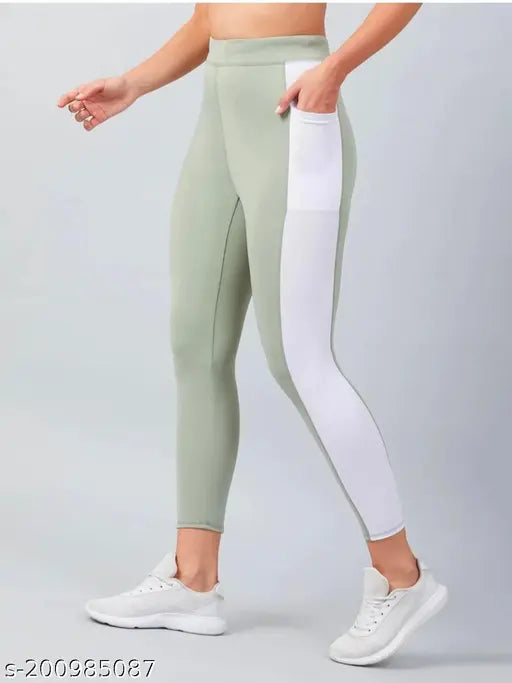 Black and breathable Earth Joy Jeggings women's pack of 2 (Lycra/Spandex) - ideal for yoga, gym, running, dance & casual activity