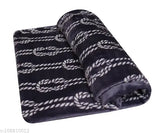 Velvet fur flannel AC blanket - luxurious, hypoallergenic double bed winter microfibre quilt, free size (90x90in), made in India