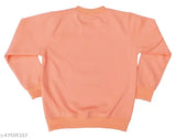 Cotton fleece printed winter sweatshirt for girls, sizes 2-3 years, 6-7 years, and more - India