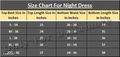 Trending poly crepe night suits for women & girls, dyed/washed net pattern, short sleeves. Set includes 2 sizes: S, M, L, XL. Each suite features plush bedding, blackout curtains, personalized temperature controls, en-suite spa bath, and more. Origin: India