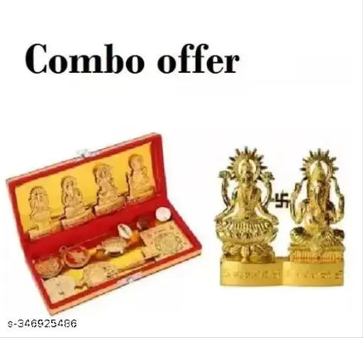 Brass Shree Dhan Laxmi Kuber Bhandari Yantras (pack of 2), Indian Ganesh Laxmi idols, 1.5cm x 0.5cm x 1.5cm