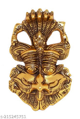 Metal Keerthi MukuduKirthimukha Nazar Battu - Hindu protective wall hanging decor, traditional Indian art for evil eye protection, Vastu compliant home décor