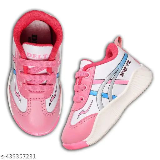 Blue synthetic mesh applique boy shoes, colorblocked lace-up design, ideal for casual outfits under 400 INR. Kids footwear from India