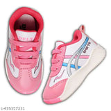 Blue synthetic mesh applique boy shoes, colorblocked lace-up design, ideal for casual outfits under 400 INR. Kids footwear from India