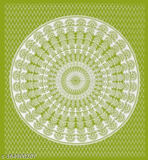 Soft cotton double bedsheets, 90cm x 0.5cm, 100% pure cotton, Rajasthani Jaipuri design, 2 pillow covers, multicolor