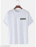 New Army cotton blend t-shirt, short sleeves, printed net design, size N