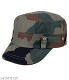 Multicolor unisex Indian army military classic cotton baseball cap with adjustable strap. Perfect for outdoor sports and casual wear." (105 characters)
