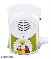 Plastic Sikh mantra chanting bell (10 in 1), Waheguru Simran, Vastu approved for home/festival use. LED light with volume controller