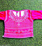 Velvet kids' party wear lahenga choli, embroidered and full stitched for special occasions, India