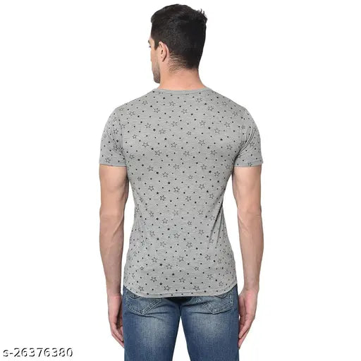Black cotton blend Vimal Jonney quirky v-neck t-shirts pack 3, patriotic Indian design on lightweight durable fabric