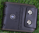 Synthetic leather men's formal & casual wallet combo (free size), printed net design, portable credit card holder