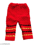 Woolen knitted front open sweater combo set for baby boy & girl with hood pyjama and bootie, self-design stripes pattern