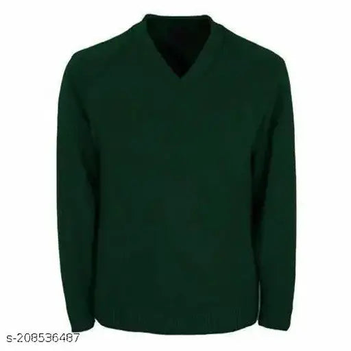 Woolen solid comfy boys sweater for 5-9 years, flawsome quality, India-made