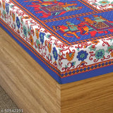 Jaipuri printed cotton single bedsheet & pillow cover - superfine quality, vibrant Indian design, ideal for adult mild winter use