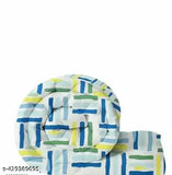 Blue cotton comforter, 60 x 95 inches for single size bed, microfiber-filled winter duvet from India