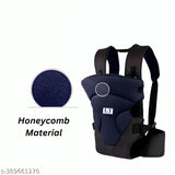 Breathable, adjustable 4-in-1 kangaroo baby carry bag with safety belt, gender-neutral design for mom and infant (3-24 months, weight 4-16kg)