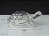 Premium crystal turtle showpiece for career, luck, and home decor - Feng Shui, handcrafted in India