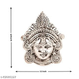 Exquisite brass wall hanging, fusion of traditional & modern design - Durga Maa/Kali Maa sculpture for home decor and spiritual practice