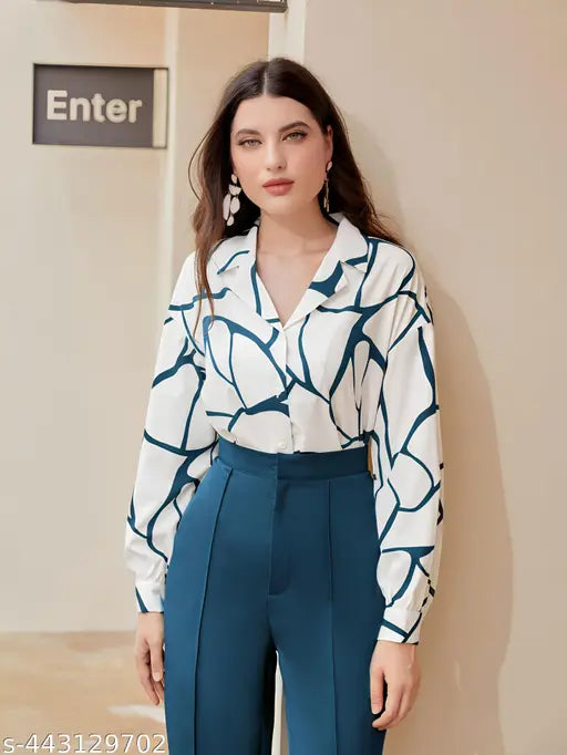 Classic long-sleeve top and bottom set in Indian cotton for women's fashion