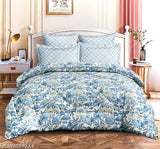 Ultra soft cotton blend double bed comforter, 11ft x 10.5ft x 11.5ft for cozy comfort in bedroom