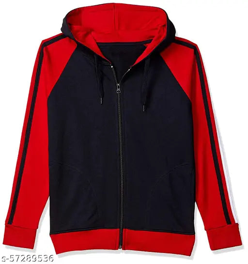 Cotton kids hoodies in solid colors, ideal for winter, South Sailor ONCH design, zippered closure, side pockets