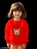 Rich cotton blend kids sweatshirt with dog print, suitable for both boys and girls aged 18-24 months to 8-9 years. Made in India