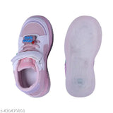 Synthetic LED shoes for kids, unisex design in solid pattern, ideal for ages 9 months to 5 years, made in China